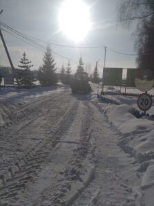 Чистка дорог от снега