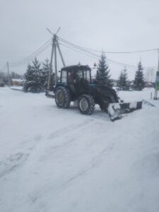 Чистка дорог от снега