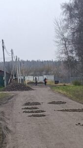 Ямочный ремонт центральной улицы